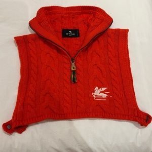 Etro sweater vest with snaps